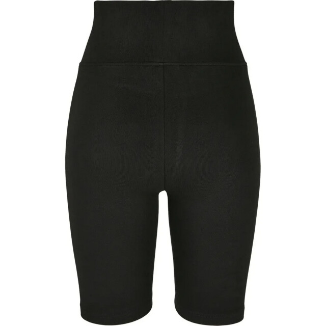 Urban Classics Dames fietsshort met hoge taille (set van 2) UTTN305_blackwhite large