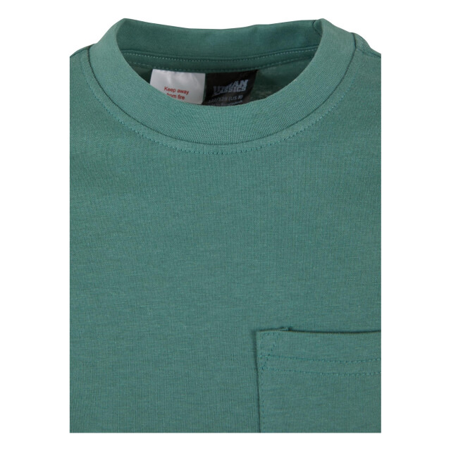 Urban Classics Jongens zwaargewicht pocket oversized t-shirt met lange mouwen UTTN1564_paleleaf large