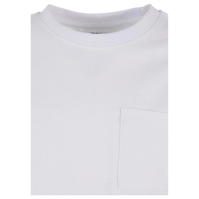 Urban Classics Jongens zwaargewicht pocket oversized t-shirt met lange mouwen UTTN1564_white large
