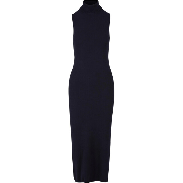 Urban Classics Dames gebreide eco viscose schildpadhals maxi dress UTTN309_black large