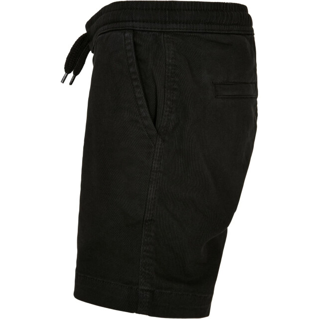 Urban Classics Jongens twill stretch joggingshort UTTN281_black large