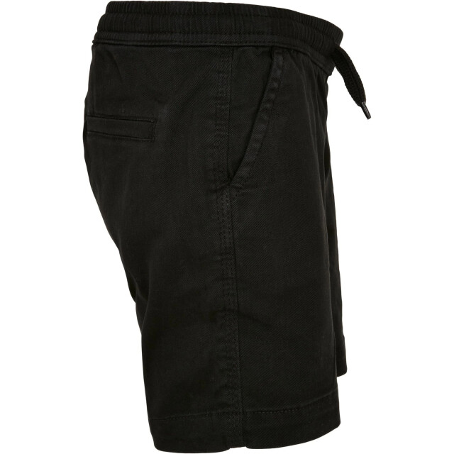 Urban Classics Jongens twill stretch joggingshort UTTN281_black large