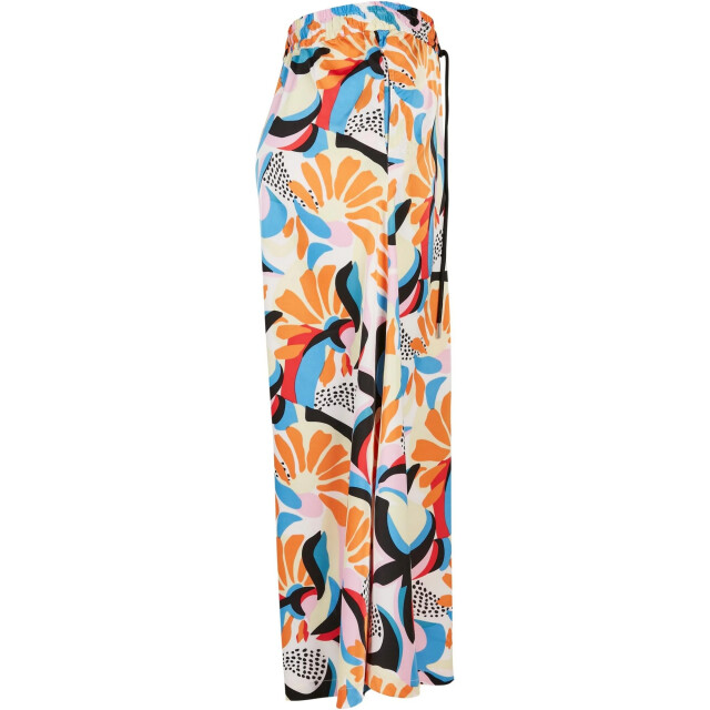 Urban Classics Dames satijnen midi rok met all-over print UTTN277_magicmango large