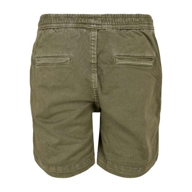 Urban Classics Jongens twill stretch joggingshort UTTN281_olive large