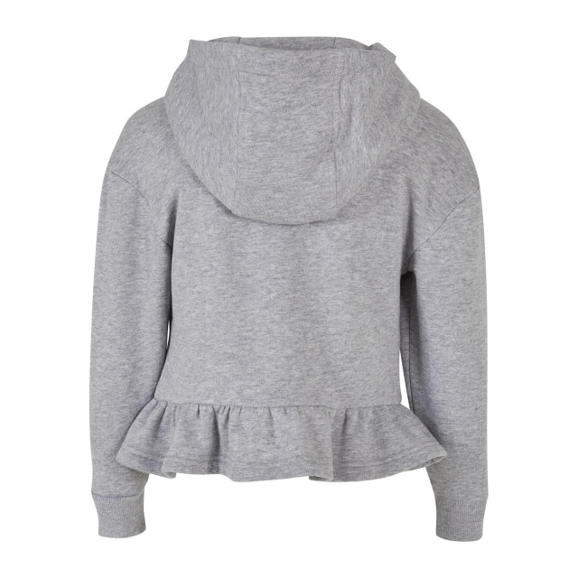 Urban Classics Meisjes volants organic hoodie UTTN1557_grey large