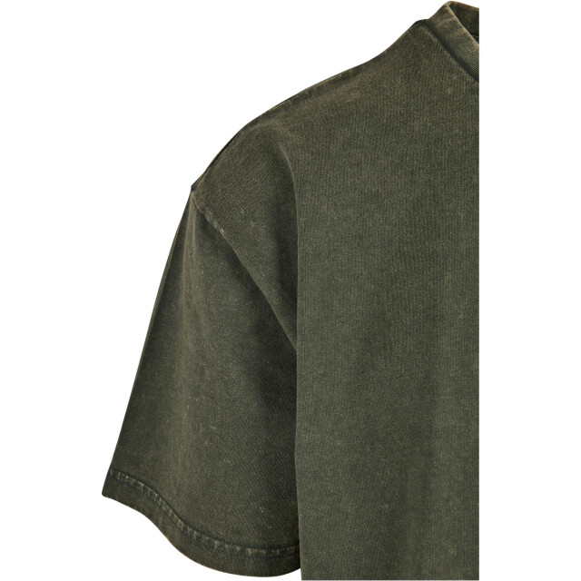 Urban Classics Heren geborduurd oversized t-shirt UTTN1558_bottlegreen large