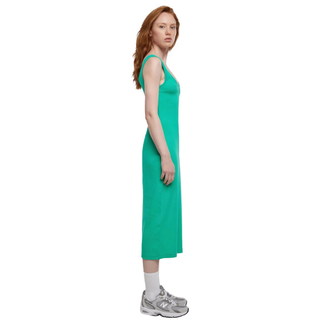 Urban Classics Dames ribjurk UTTN272_ferngreen large