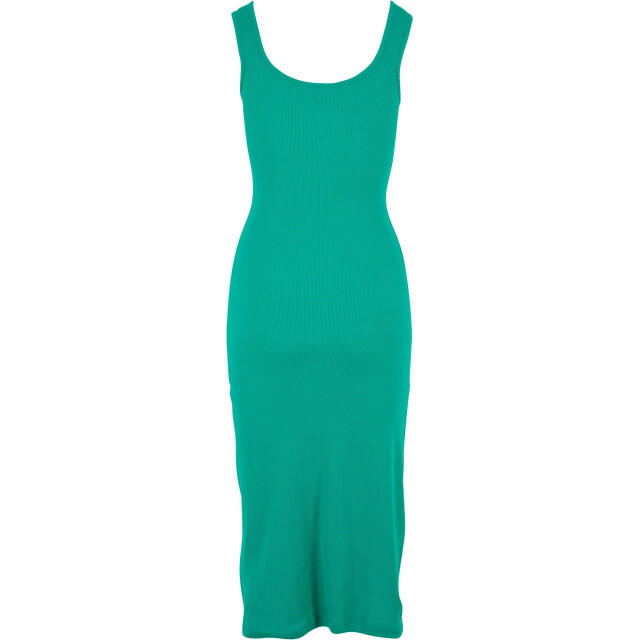 Urban Classics Dames ribjurk UTTN272_ferngreen large
