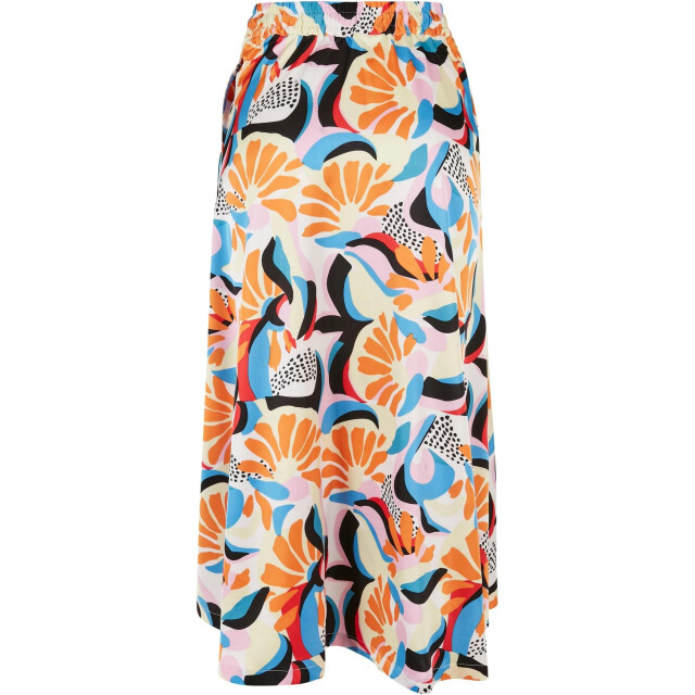 Urban Classics Dames satijnen midi rok met all-over print UTTN277_magicmango large