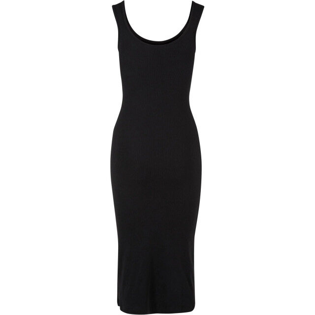 Urban Classics Dames ribjurk UTTN272_black large