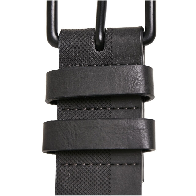 Urban Classics Riem van kunstleer in reliëf UTTN273_grey large