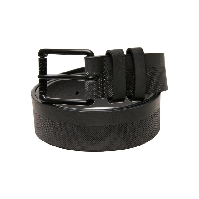Urban Classics Riem van kunstleer in reliëf UTTN273_grey large