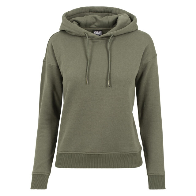 Urban Classics Dames effen hoodie UTTN258_olive large