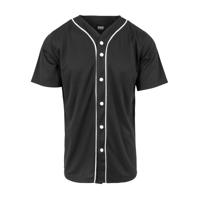 Urban Classics Heren mesh baseball jersey UTTN376_blackwhite large
