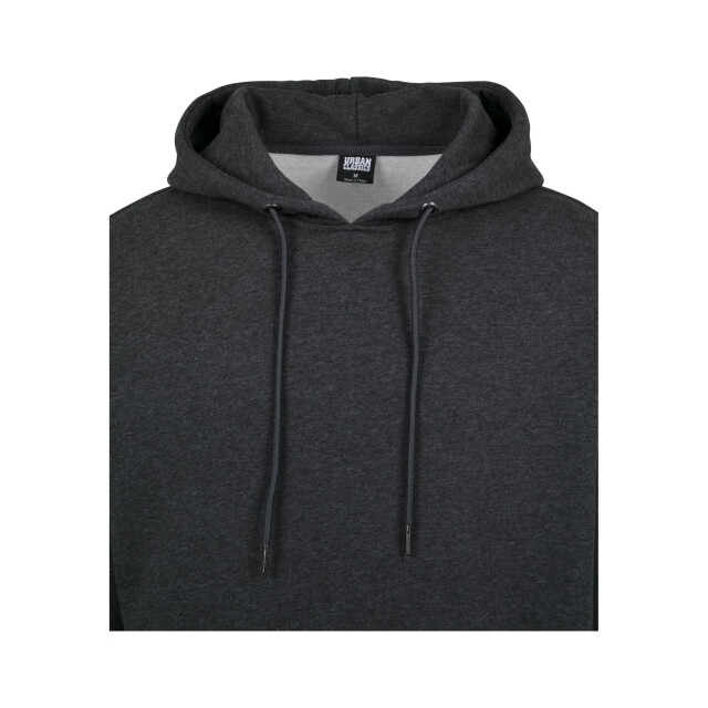 Urban Classics Heren basic badstof hoodie UTTN282_charcoal large