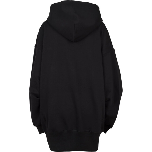 Urban Classics Dames lange oversized hoodie UTTN274_black large