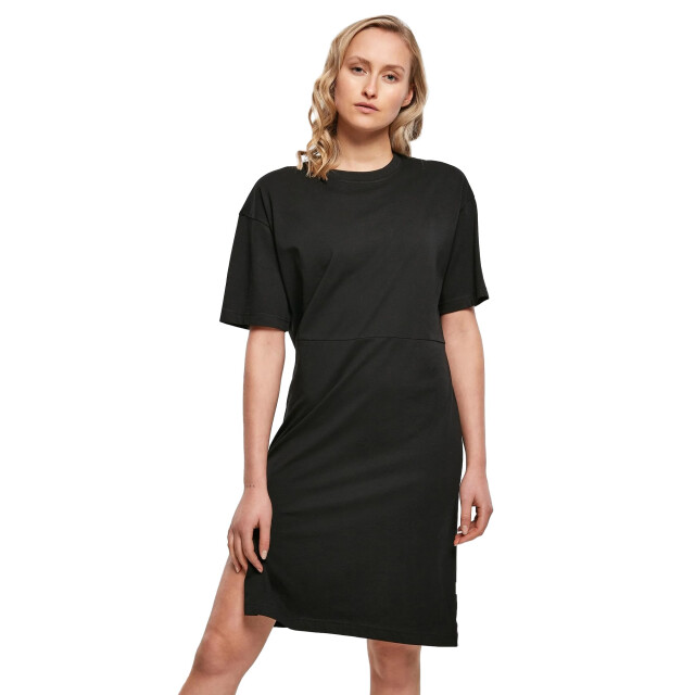 Urban Classics Dames organic oversized t-shirt met zijsplitten UTTN261_black large