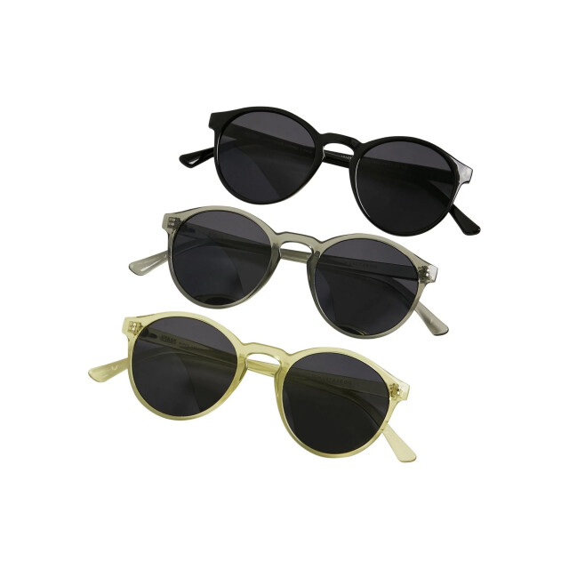 Urban Classics Cypress zonnebril voor volwassenen (set van 3) UTTN243_blacklightgreyyellow large