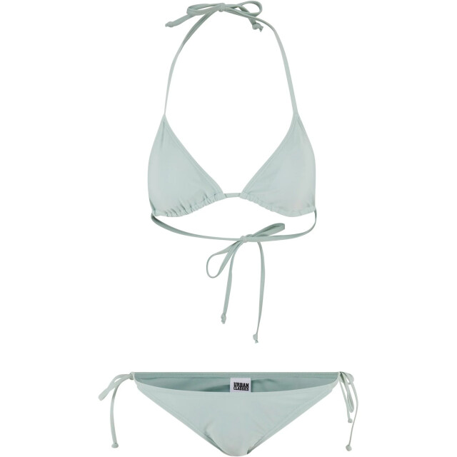 Urban Classics Dames driehoek gerecyclede bikini UTTN1539_frostmint large