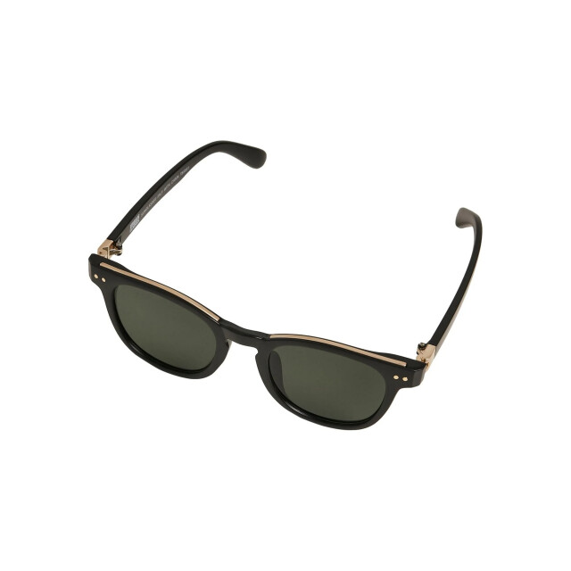 Urban Classics Unisex volwassen italië zonnebril met ketting UTTN246_blackgold large