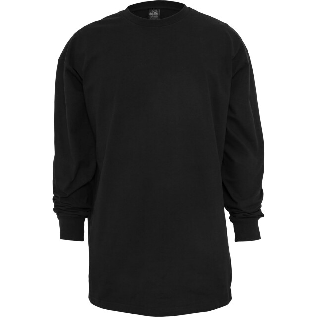 Urban Classics Heren lang t-shirt met lange mouwen UTTN313_black large