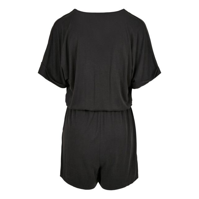 Urban Classics Dames modal korte jumpsuit UTTN321_black large