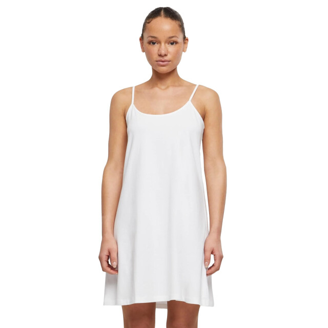 Urban Classics Dames stretch jersey jurk UTTN1538_white large