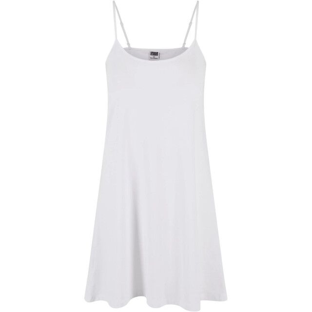 Urban Classics Dames stretch jersey jurk UTTN1538_white large