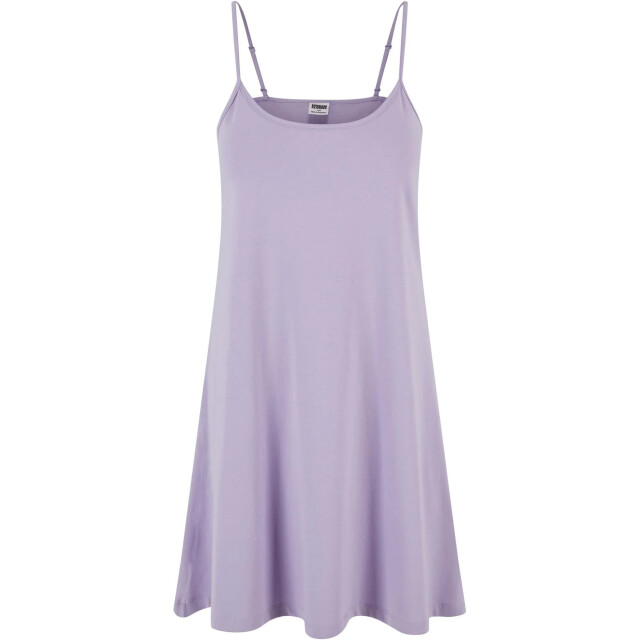 Urban Classics Dames stretch jersey jurk UTTN1538_dustylilac large