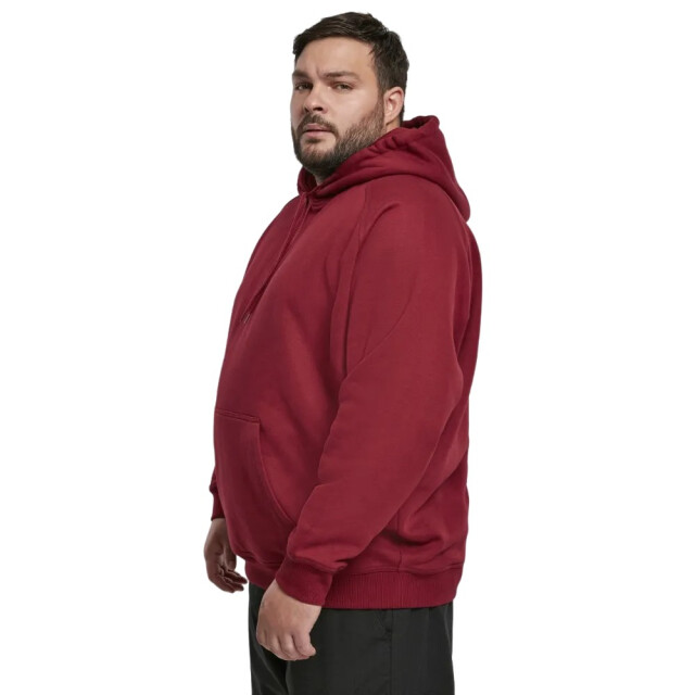 Urban Classics Heren blanco hoodie UTTN233_burgundy large