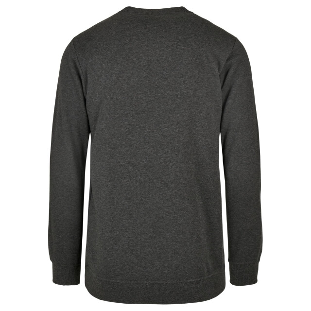 Urban Classics Heren basis badstof crew hals trui UTTN234_charcoal large