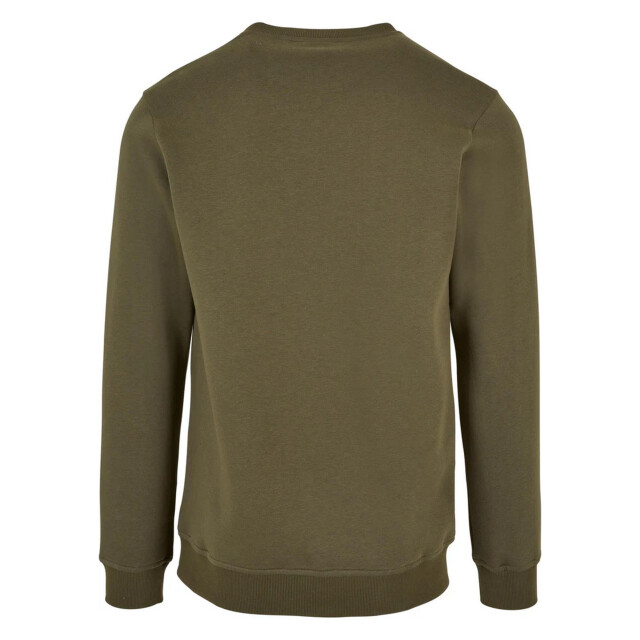 Urban Classics Heren basis badstof crew hals trui UTTN234_olive large