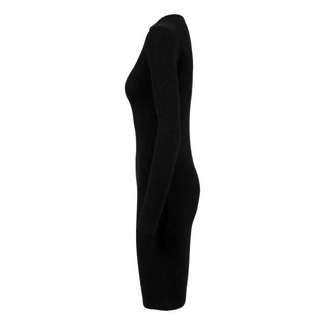 Urban Classics Dames ribjurk UTTN332_black large