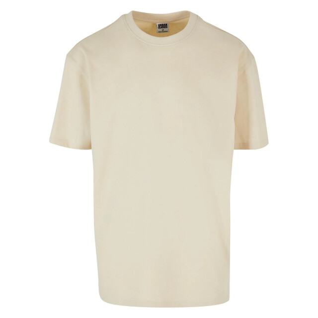 Urban Classics Heren driehoek insert t-shirt UTTN1490_sand large