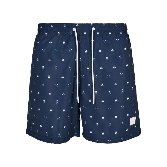Urban Classics Heren zwemshort met patroon UTTN1494_blue large