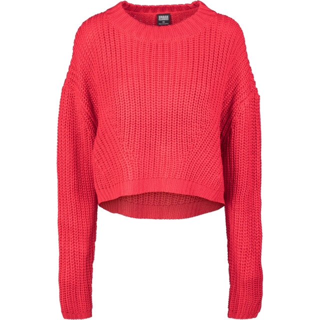 Urban Classics Dames oversized sweatshirt met brede mouwen UTTN220_firered large