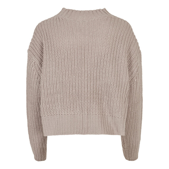 Urban Classics Dames oversized sweatshirt met brede mouwen UTTN220_warmgrey large