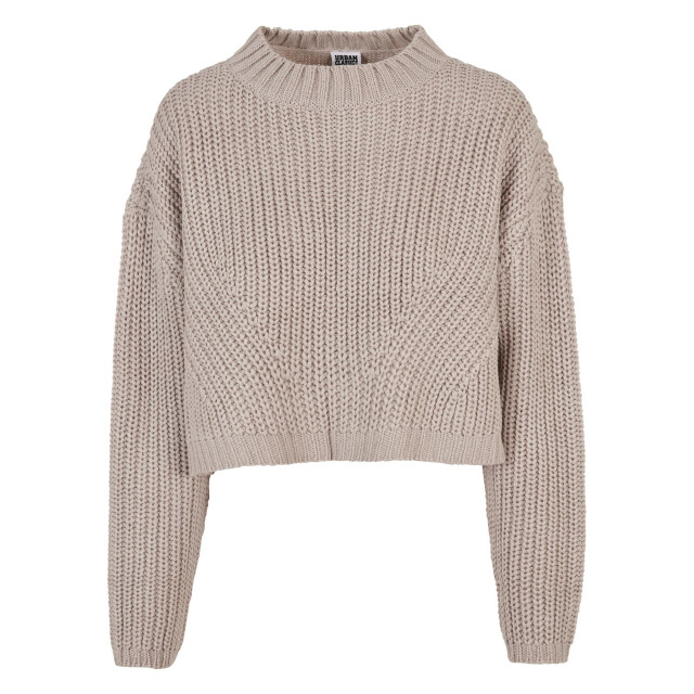 Urban Classics Dames oversized sweatshirt met brede mouwen UTTN220_warmgrey large