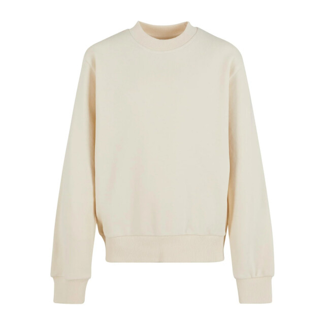 Urban Classics Jongens terrycloth sweatshirt met ronde hals UTTN1498_whitesand large