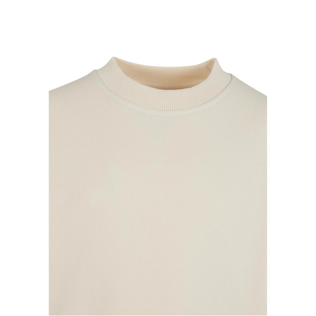 Urban Classics Jongens terrycloth sweatshirt met ronde hals UTTN1498_whitesand large
