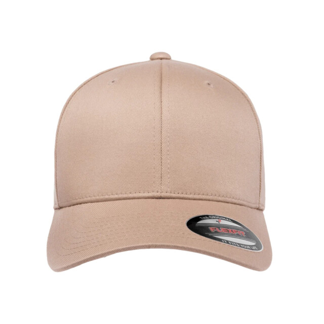 Flexfit Wollig gekamde baseballpet UTTN1488_khaki large
