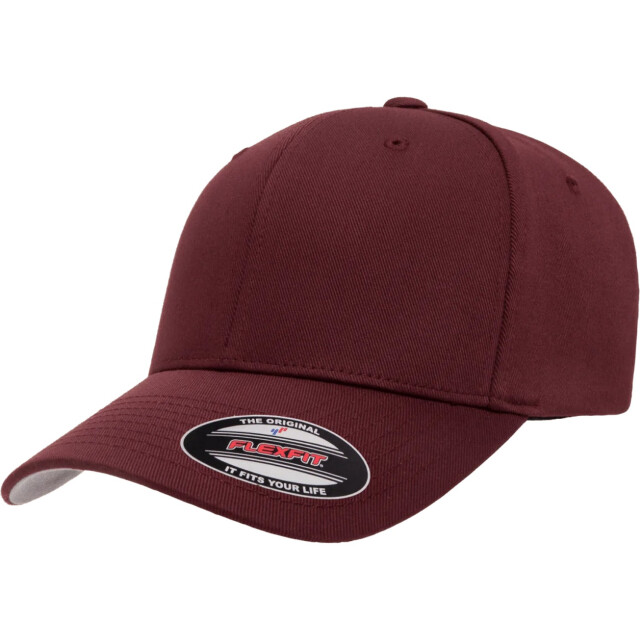 Flexfit Wollig gekamde baseballpet UTTN1488_maroon large
