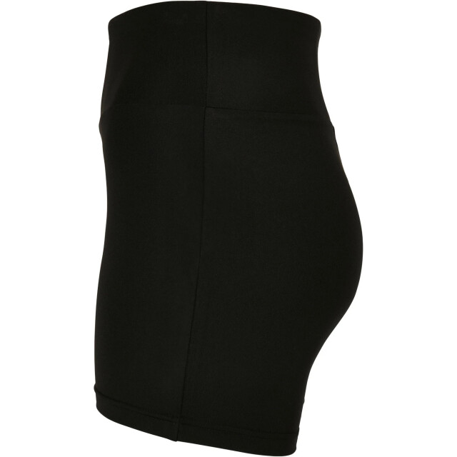 Urban Classics Dames gerecyclede fietsbroek met hoge taille UTTN216_black large
