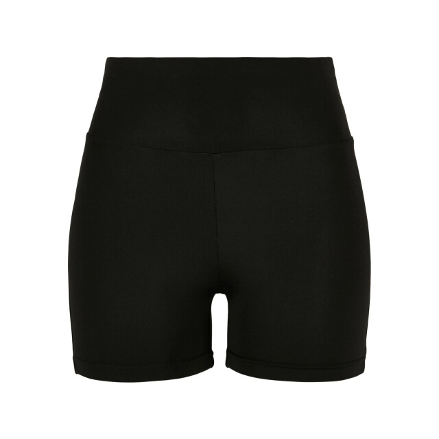 Urban Classics Dames gerecyclede fietsbroek met hoge taille UTTN216_black large