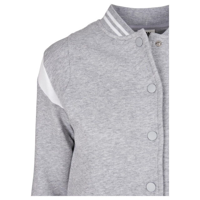 Urban Classics Dames college organic sweat jacket UTTN211_greywhite large