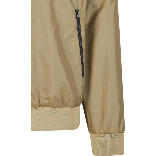 Urban Classics Heren contrast zachte shell jas UTTN202_khakigreenblack large