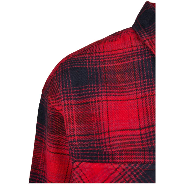 Urban Classics Dames geruit overhemd UTTN212_darkbluered large