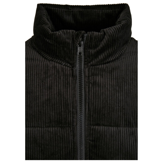 Urban Classics Heren corduroy boxy pufferjas UTTN219_black large