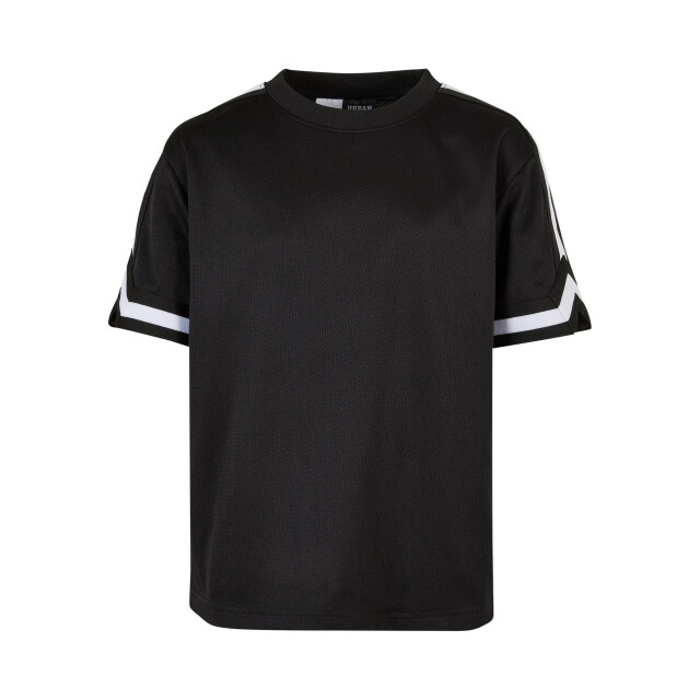 Urban Classics Jongens streep mesh oversized t-shirt UTTN1487_black large