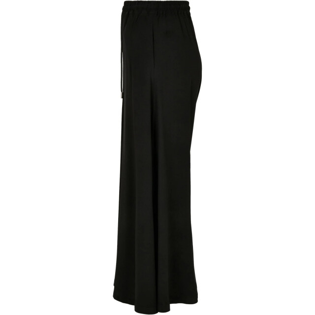 Urban Classics Dames effen viscose midi rok UTTN207_black large